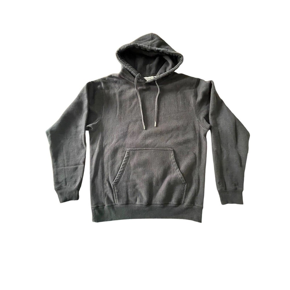 Heavy Weight Hoodie Maison Article Mens Size L Black Pullover Kangaroo Pocket